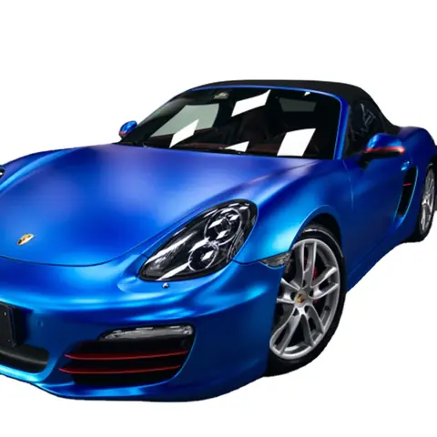 Matte Pearl Metallic Blue Vinyl Wrap