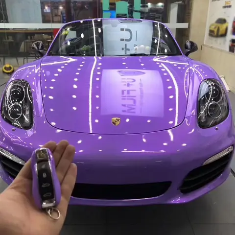 Magic Gold Purple Color-Shift Vinyl Wrap