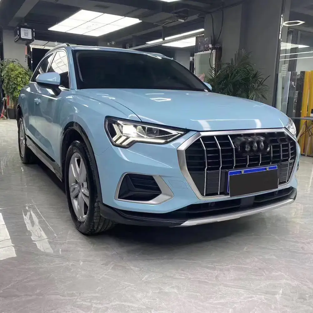 Ice Blue Super Gloss Crystal Vinyl Wrap