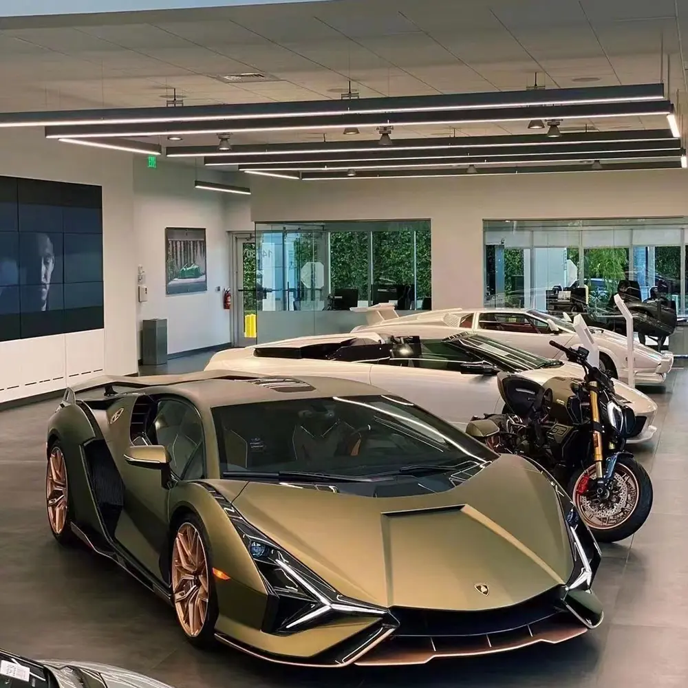 Metallic Matte Lightning Green PET Liner Wrap
