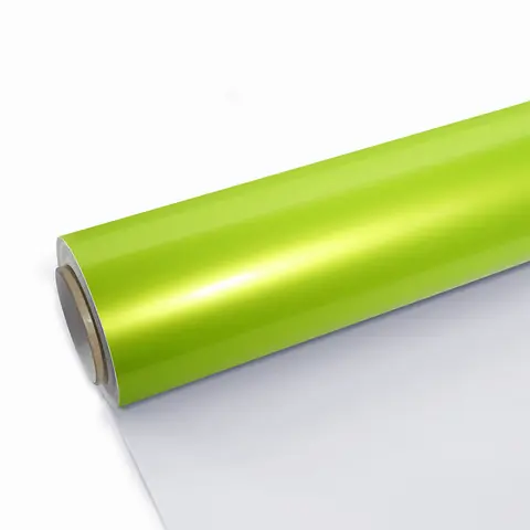 Fluorescein Yellow Ultra Satin Pearl Vinyl Wrap