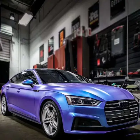 Blue Matte Ceramic Vinyl Wrap