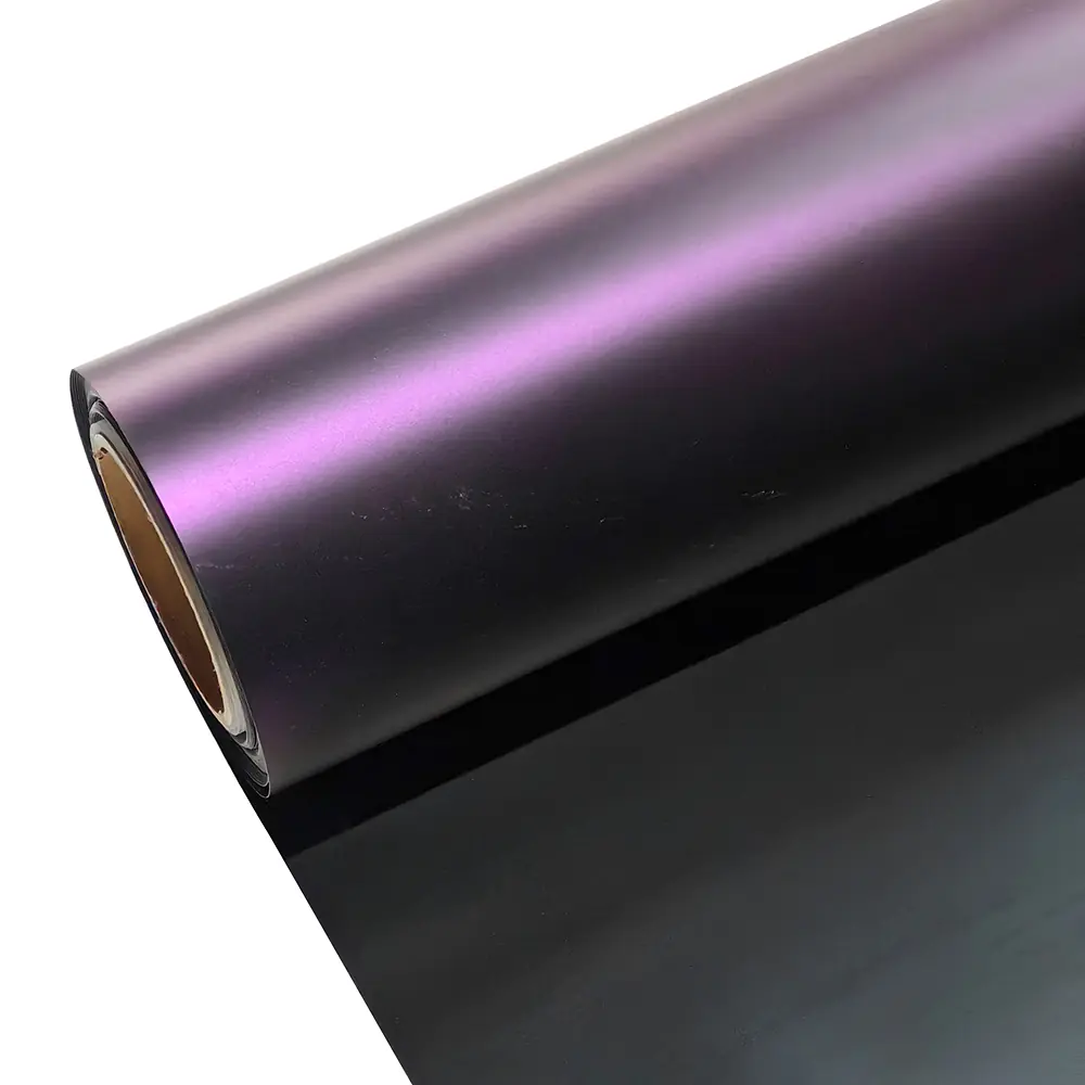 Matte Color-Shift Purple PET Liner Wrap