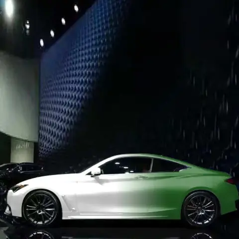 Gloss White Green Custom Design PET Liner Wrap