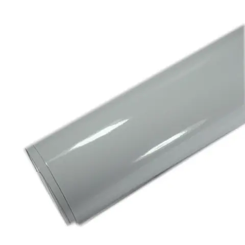 3-Layer White Gloss Air-Channel Vinyl Wrap
