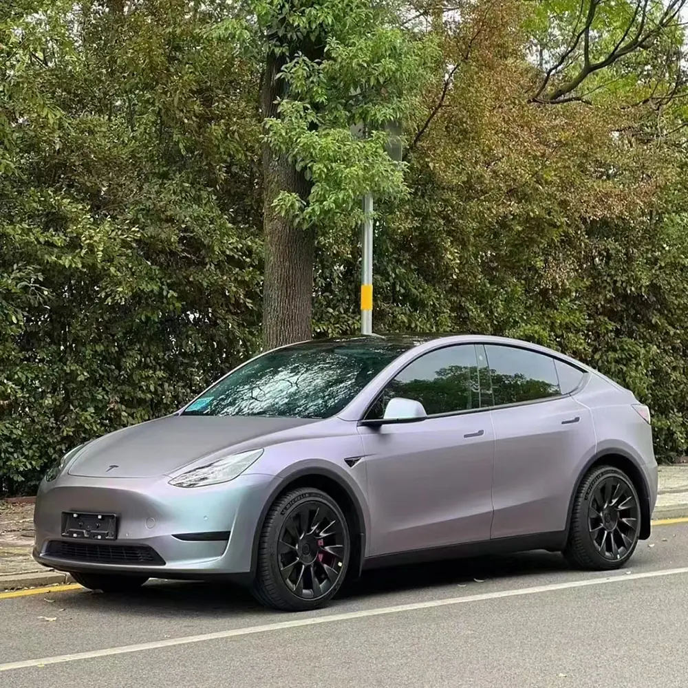 Grey Purple Ultra Satin Pearl Chameleon Vinyl Wrap