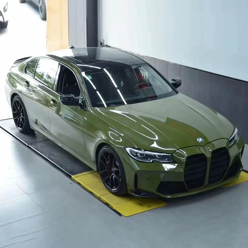 Gloss Crystal Fighting Green PET Liner Wrap