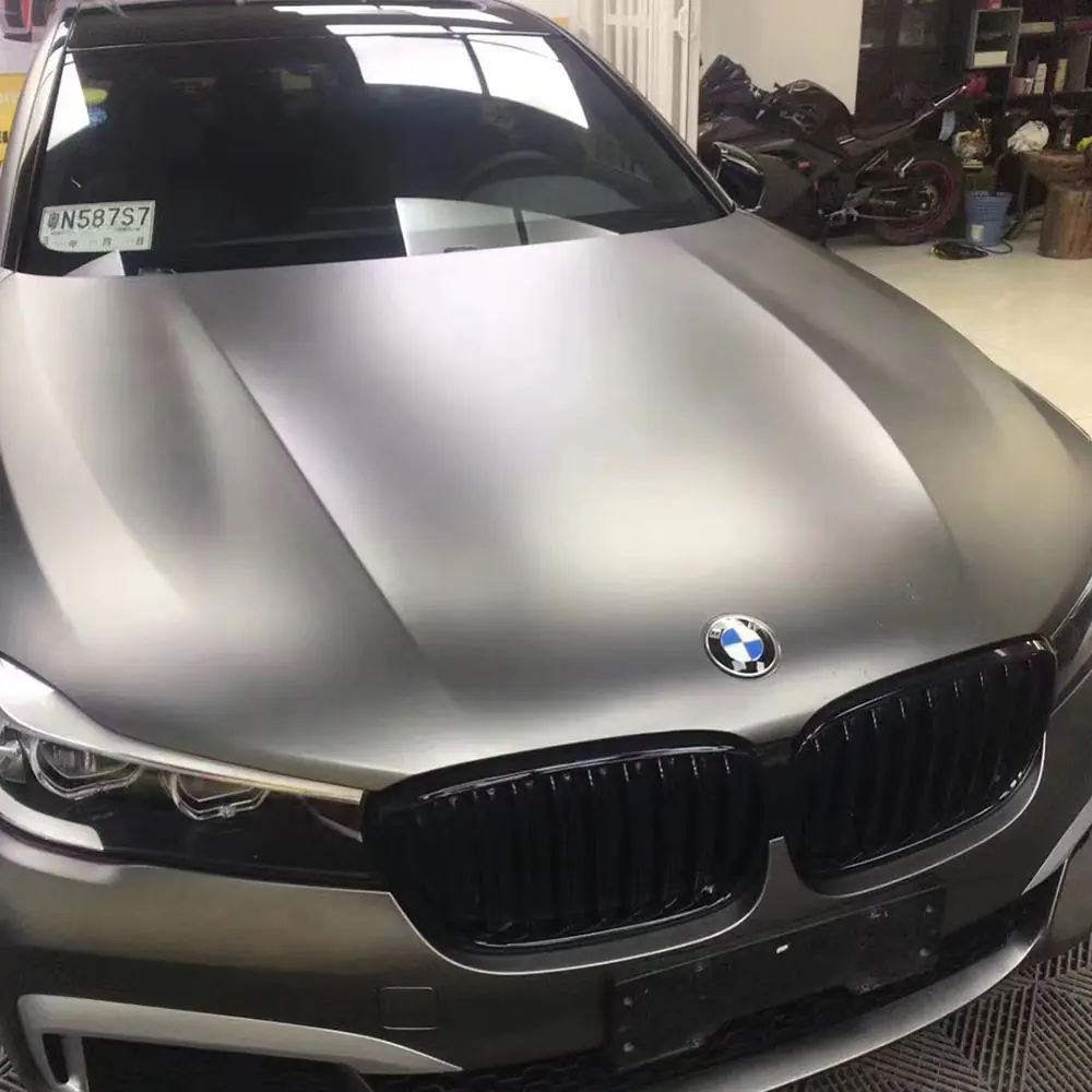 Stone Grey Ultra Matte Metallic Vinyl Wrap