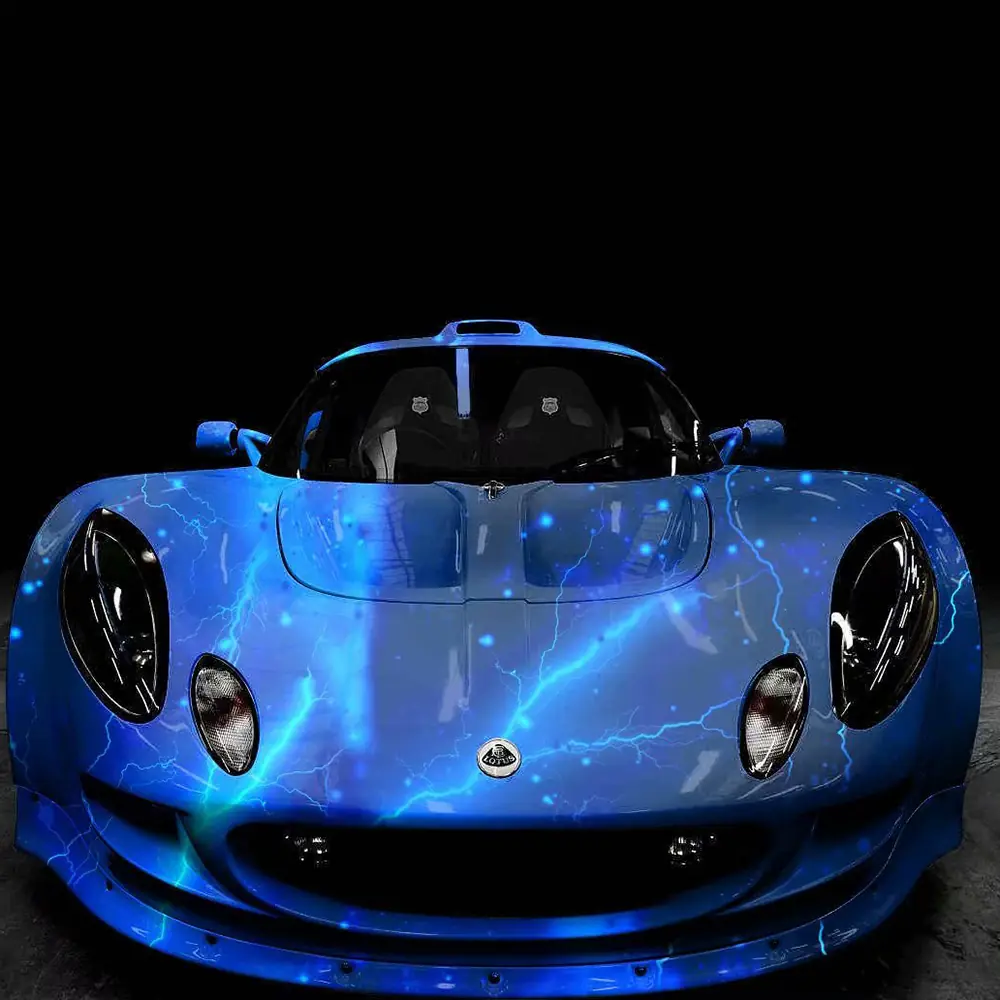 Blue Galaxy Vinyl Wrap