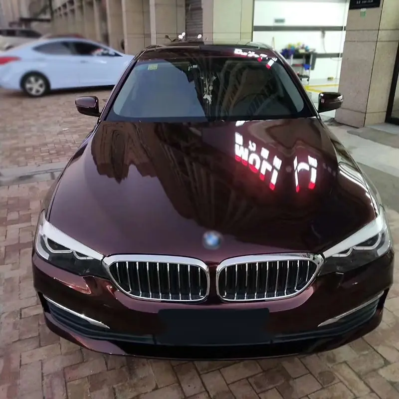 Black Rose Super Gloss Metallic Vinyl Wrap
