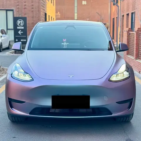 Matte Capri Purple Grey PET Liner Wrap