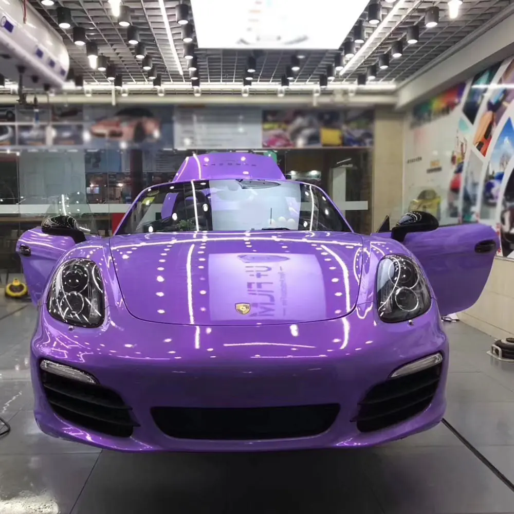 Gold Purple Vinyl Wrap