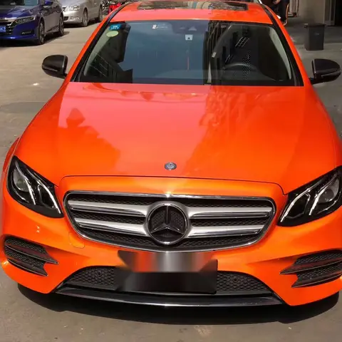Sun Orange Magic Gold Color-Shift Vinyl Wrap