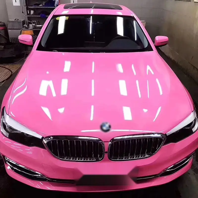 Pink Super Gloss Crystal Vinyl Wrap