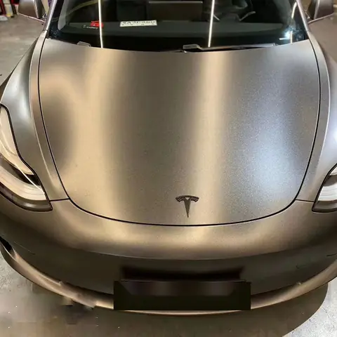 Graphite Grey Matte Heavy Metal Vinyl Wrap
