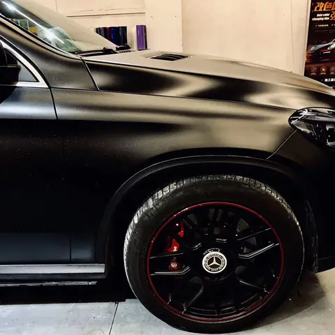 Black Heavy Matte UV-Proof Vinyl Wrap