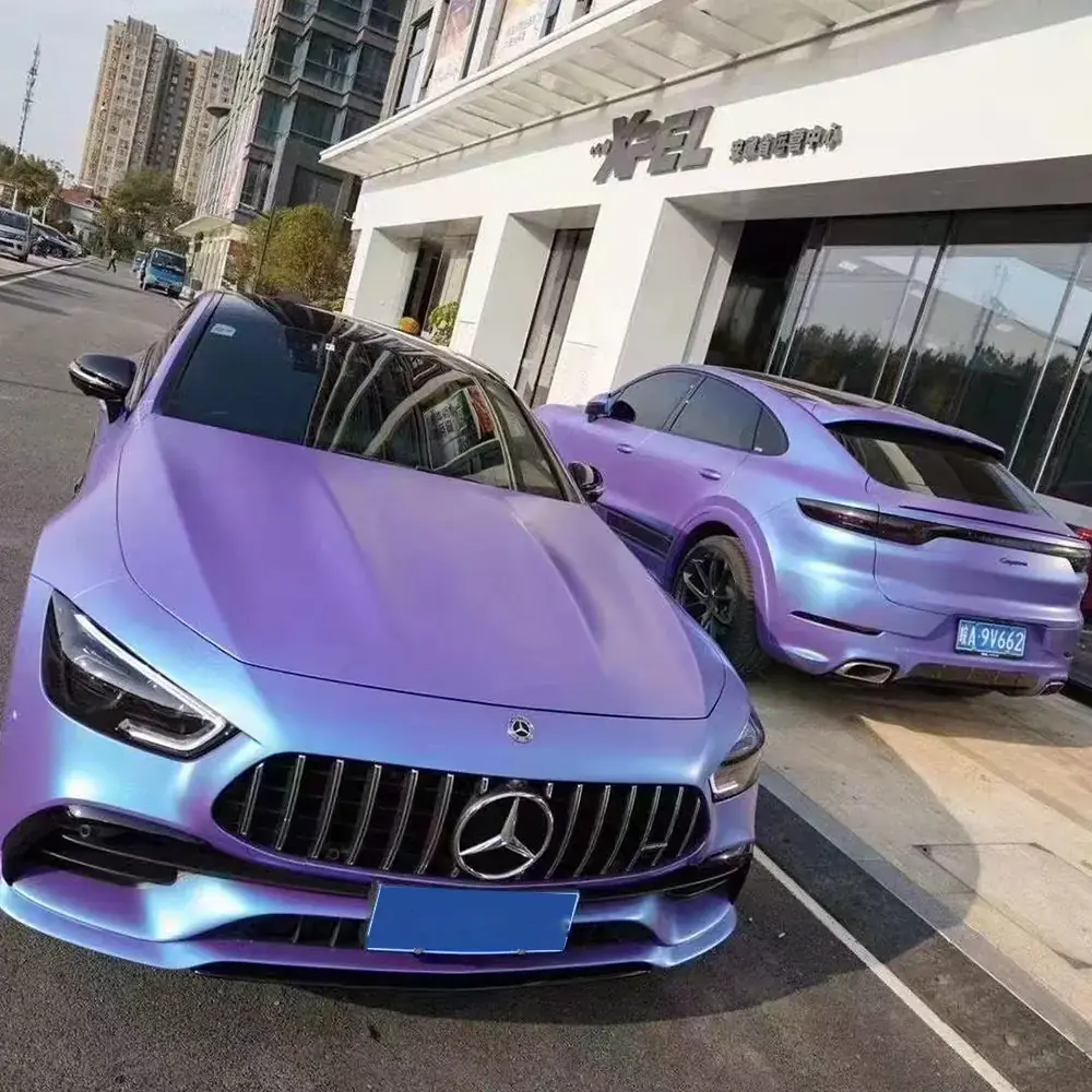 Lavender Blue Matte Ceramic Vinyl Wrap