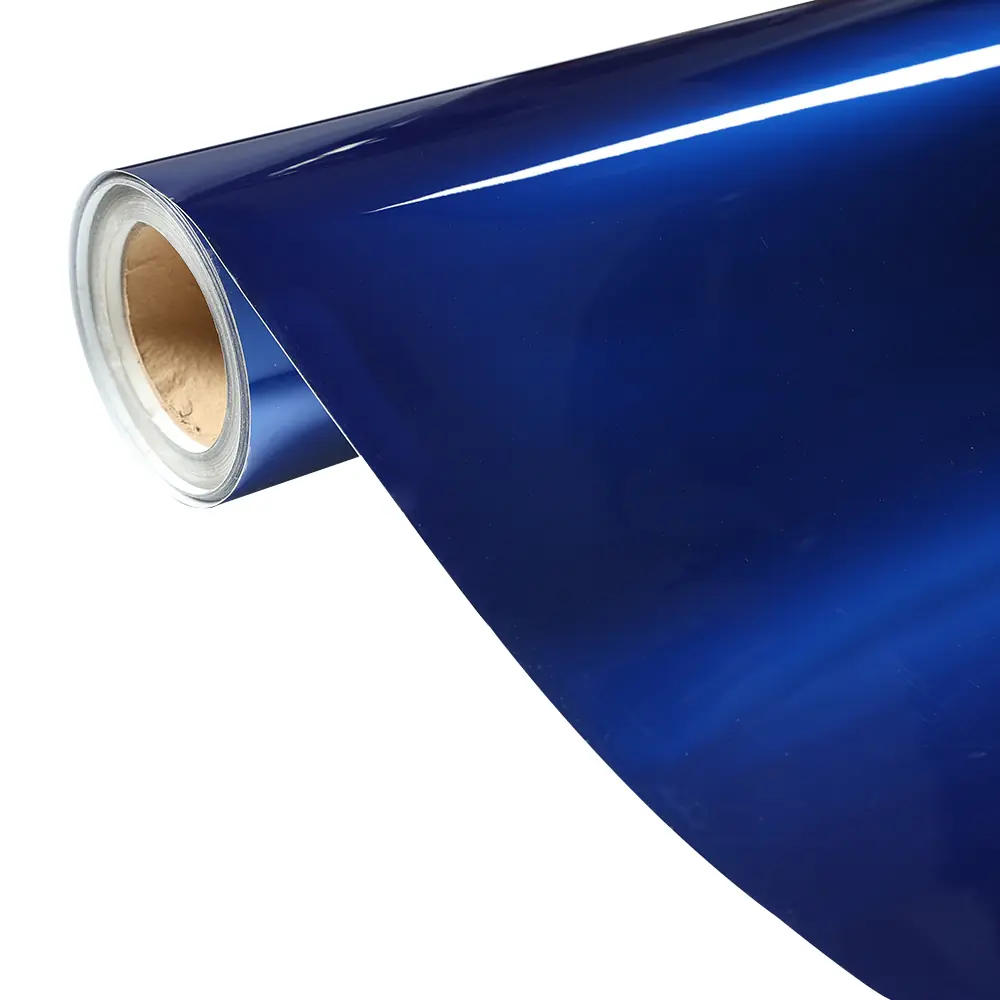 Liquid Metal Ocean Blue PET Liner Wrap