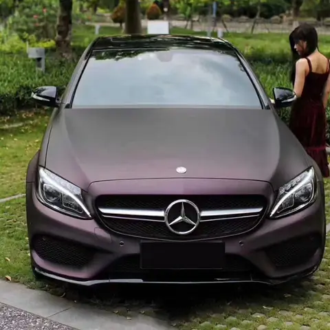 Purple Ultra Matte Metallic Vinyl Wrap