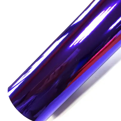 Purple Stretchable Chrome Vinyl Wrap