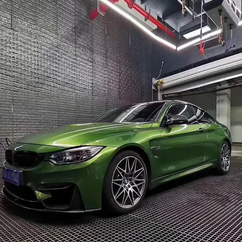 Mamba Green Super Gloss Metallic Vinyl Wrap