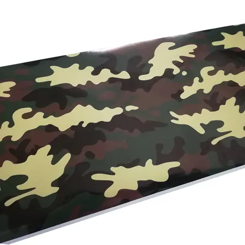 Custom Bubble-Free Camo Vinyl Wrap
