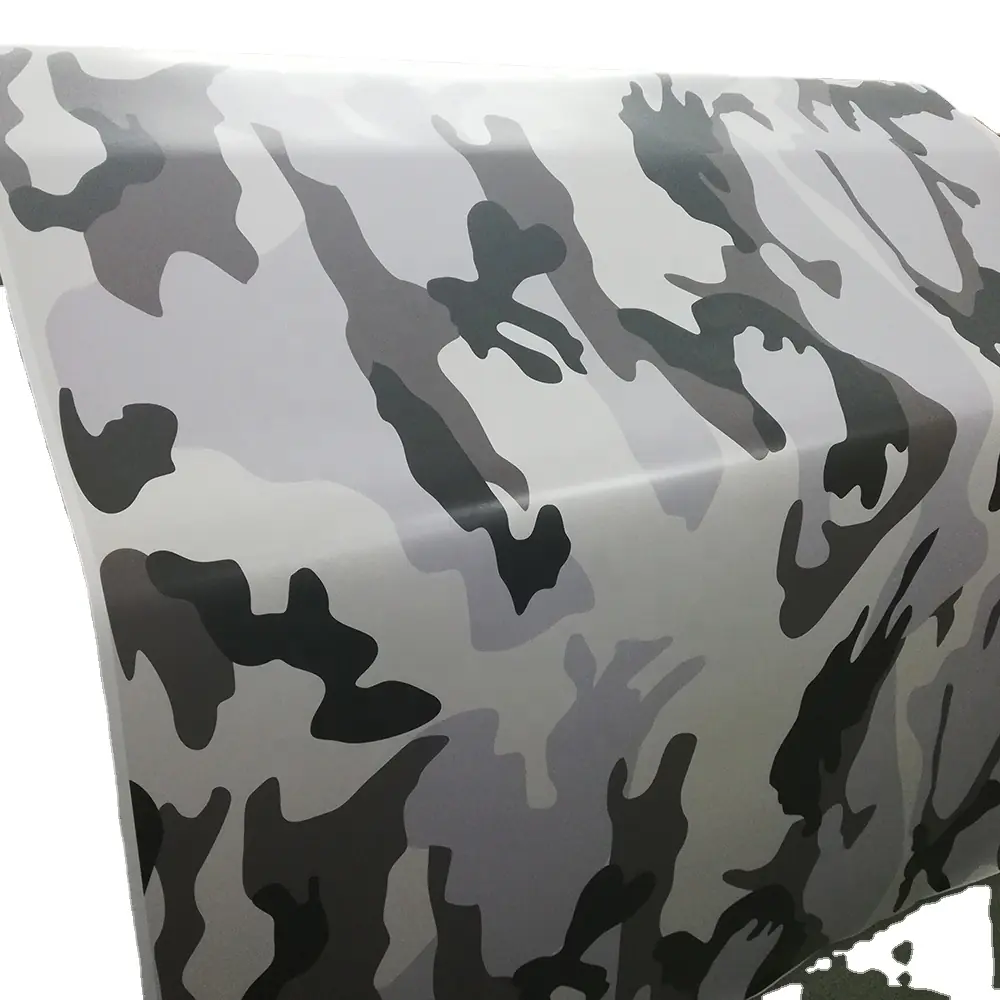 Low-Tack Camo Foil Vinyl Wrap