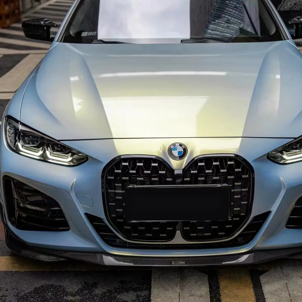 Blue Gold Twin-Color Candy Gloss Vinyl Wrap