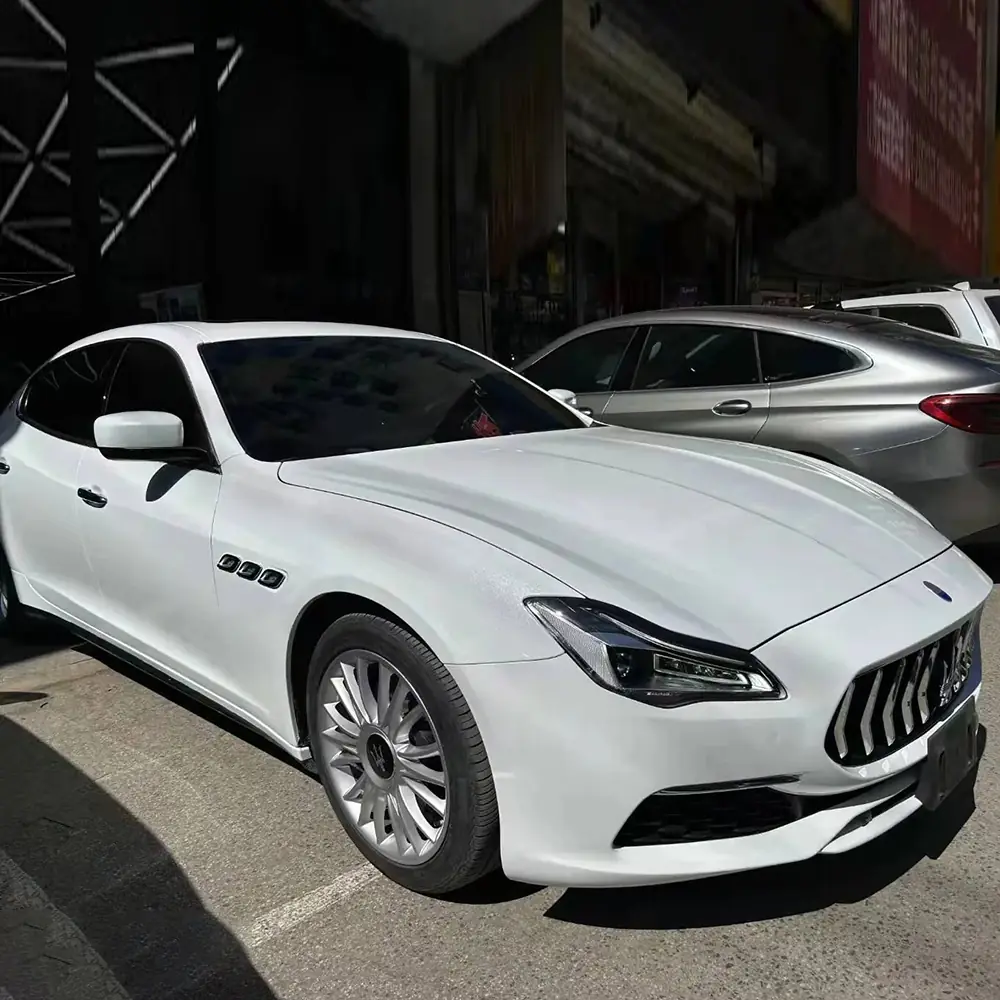 Diamond Crystal White Vinyl Wrap