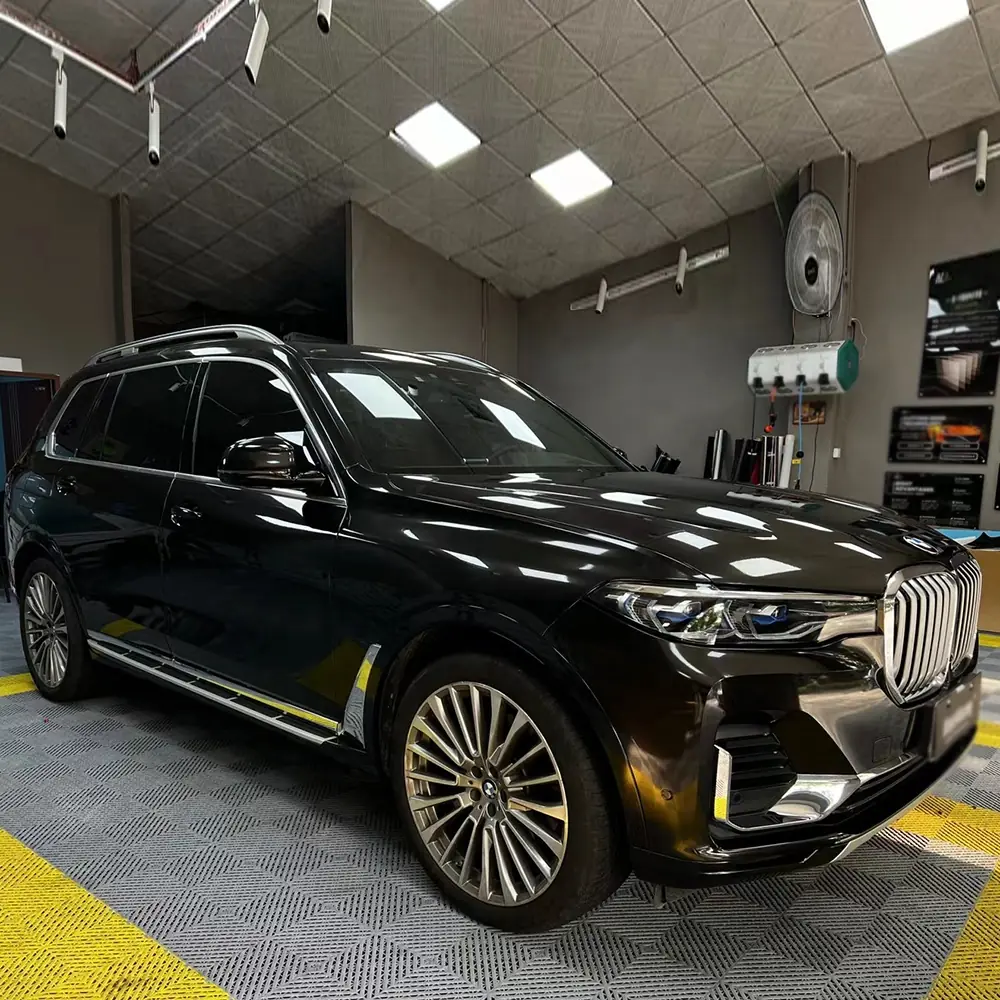 Gloss Metallic Black PET Liner Wrap