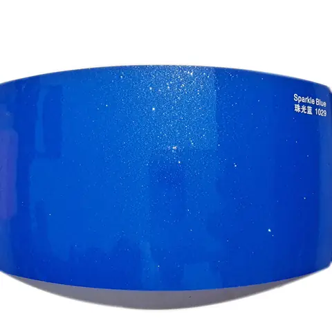 Blue Sparkle Vinyl Wrap